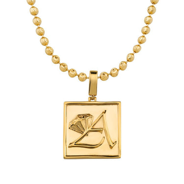 White, Yellow 14k Yellow Gold Avianne Pendant
